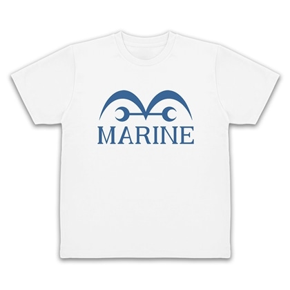 ワンピース 海軍 ドライTシャツ Ver.2.0 WHITE L