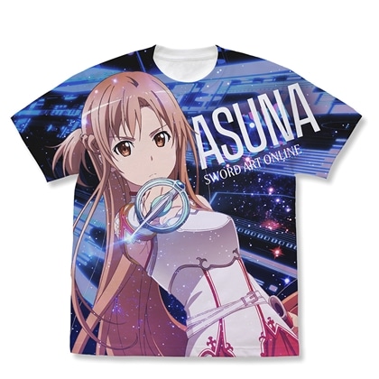 ソードアート・オンライン アスナ フルグラフィックTシャツ 閃光Ver. WHITE L