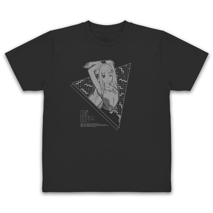 Re:ゼロから始める異世界生活 エミリア ドライＴシャツ エクササイズVer. BLACK S