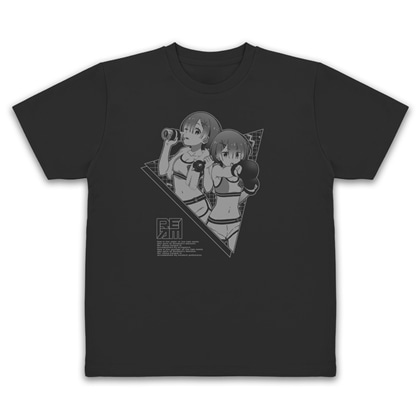 Re:ゼロから始める異世界生活 ラム＆レム ドライＴシャツ エクササイズVer. BLACK S