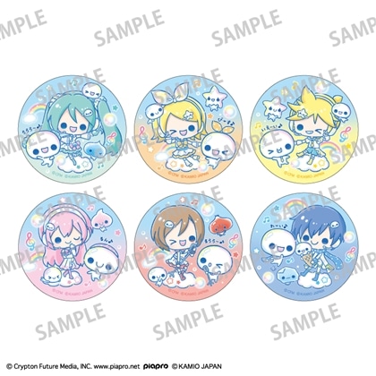 初音ミク×ぷくぷくあわわちゃんトレーディング缶バッジ 【1BOX】