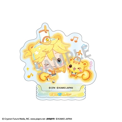 初音ミク×Happy March ミニアクリルスタンド 鏡音レン: グッズ・文具