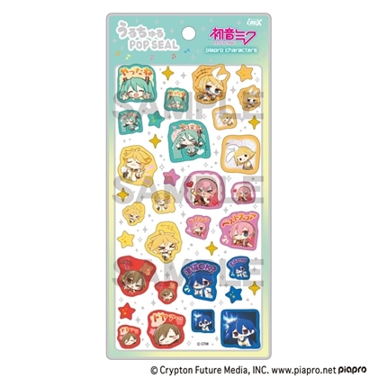 初音ミク うるちゅるPOP SEAL ピアプロキャラクターズ