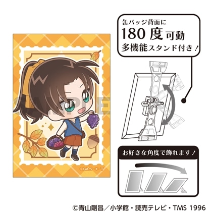名探偵コナン アート缶バッジ 遠山和葉 きゃらくてぃぶ秋