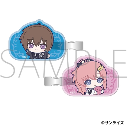 機動戦士ガンダムSEED FREEDOM ZERO アクリルヘアクリップセット ぬいパル すきっぷ キラ・ヤマト＆ラクス・クライン