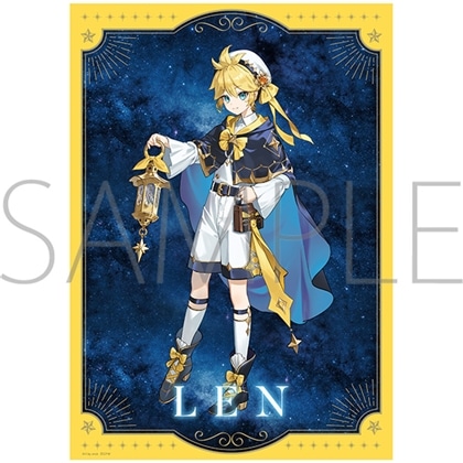 初音ミクシリーズ A3クリアポスター 鏡音レン