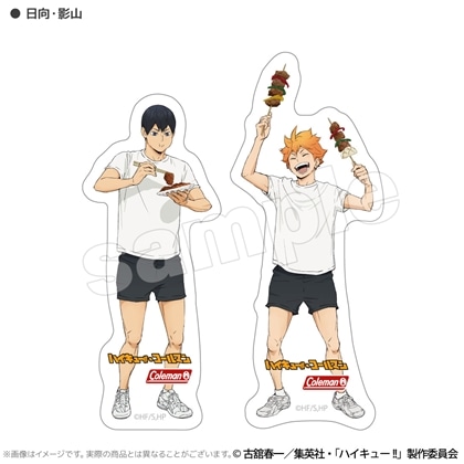 ハイキュー!! 合宿BBQ 耐水ステッカーセット 日向・影山