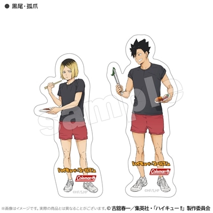 ハイキュー!! 合宿BBQ 耐水ステッカーセット 黒尾・孤爪