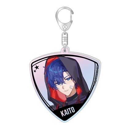 初音ミク ピック型オーロラアクリルキーホルダー バンドver. KAITO