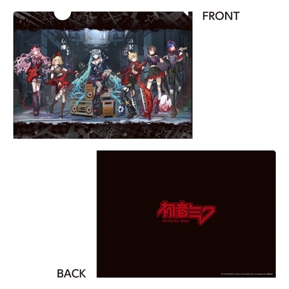 初音ミク クリアファイル バンドver.