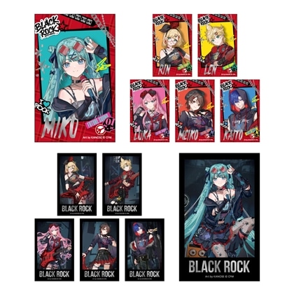 初音ミク トレーディング箔押しチェキ風カード バンドver. 【1BOX】