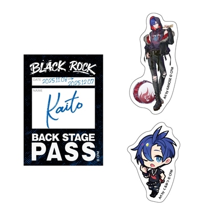 初音ミク ステッカー3枚セット バンドver. KAITO