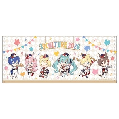 39Culture 2026 MUSIC フェイスタオル