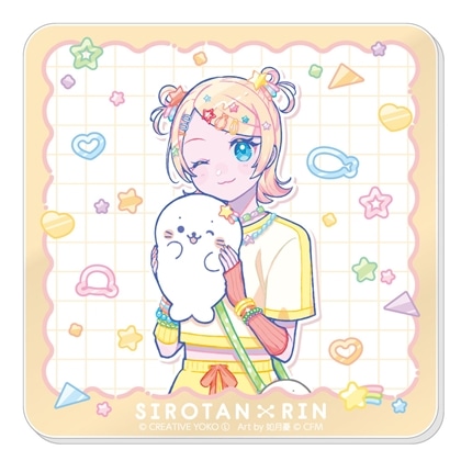 しろたん×初音ミク 第2弾 アクリルコースター 鏡音リン