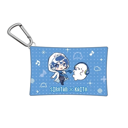 しろたん×初音ミク 第2弾 カラビナ付きクリアポーチ KAITO
