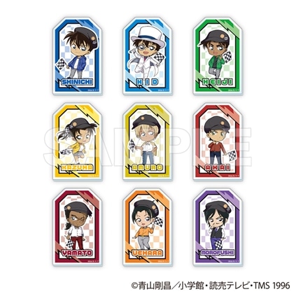 名探偵コナン トレーディングアクリルバッジスタンド チェッカーフラッグ② 【1BOX】