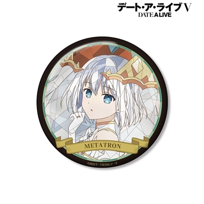 デート・ア・ライブV 鳶一折紙 Aure Glass 100mm缶バッジ: グッズ