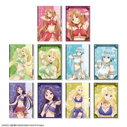 ソードアート・オンライン 10個入りトレーディングアクリルカード 踊り子ver. 【描き下ろし】 【1BOX】