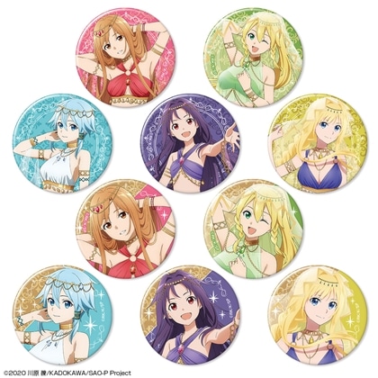 ソードアート・オンライン 10個入りトレーディング缶バッジ 踊り子ver