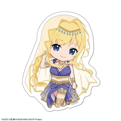 ソードアート・オンライン ステッカー デザイン05 アリス/ちびキャラ踊り子ver.