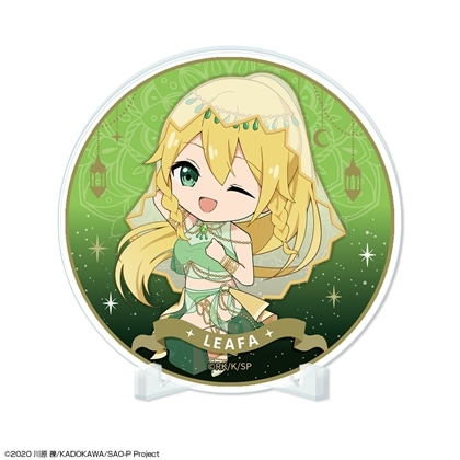 ソードアート・オンライン アクリルコースター デザイン02 リーファ/ちびキャラ踊り子ver.