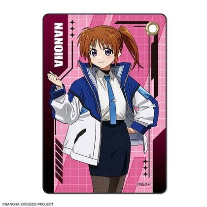 魔法少女リリカルなのは EXCEEDS Gun Blaze Vengeance レザーパスケース デザイン02 高町なのは