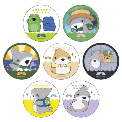 おでかけ子ザメ トレーディング缶バッジ ver.A 【1BOX】