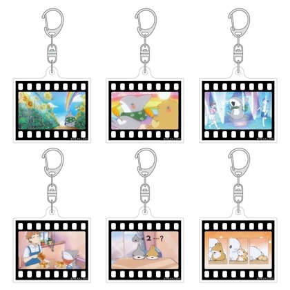 おでかけ子ザメ トレーディングコマ風アクリルキーホルダー ver.A 【1BOX】