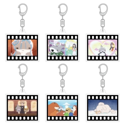 おでかけ子ザメ トレーディングコマ風アクリルキーホルダー ver.B 【1BOX】