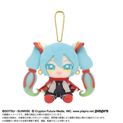 ガンダム45周年×初音ミク Chibiぬいおすわりマスコット 初音ミク×機動武闘伝Gガンダム（再販）