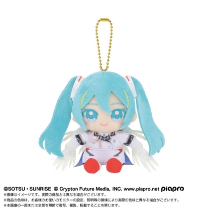 ガンダム45周年×初音ミク Chibiぬいおすわりマスコット 初音ミク×ウイングガンダムゼロEW（再販）