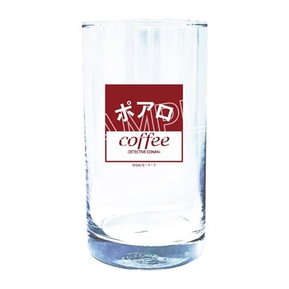 名探偵コナン 喫茶ポアロシリーズ グラス 看板ロゴ