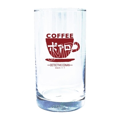 名探偵コナン 喫茶ポアロシリーズ グラス エプロンロゴ