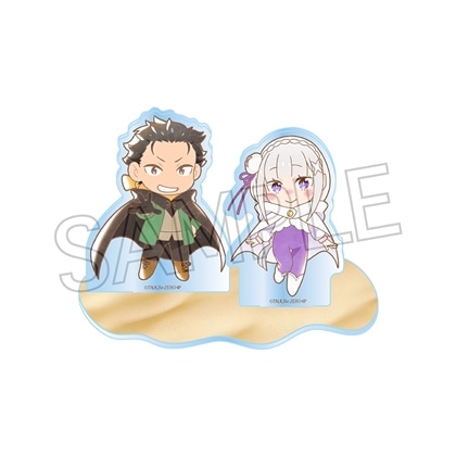Re:ゼロから始める異世界生活 ミニキャラアクリルスタンド スバル＆エミリア