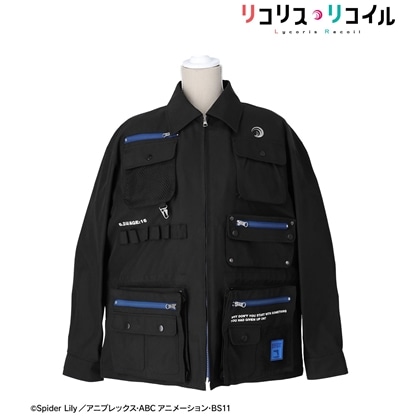 リコリス・リコイル shica-ke 井ノ上たきな タクティカルジャケットユニセックス L-XL