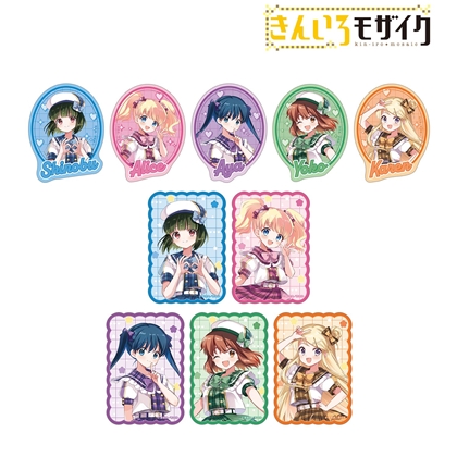 きんいろモザイク 原悠衣先生 描き下ろし アイドル風衣装ver. トレーディングダイカットステッカー 【1BOX】