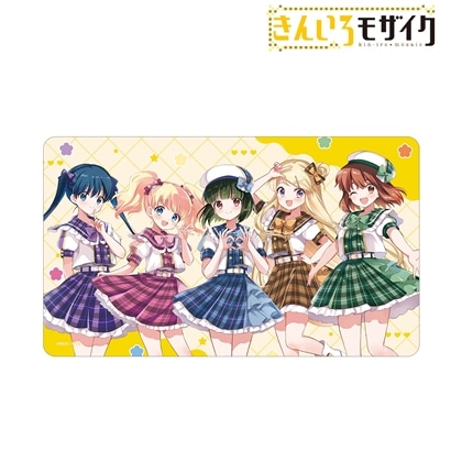 きんいろモザイク 原悠衣先生 描き下ろし 集合 アイドル風衣装ver. マルチデスクマット