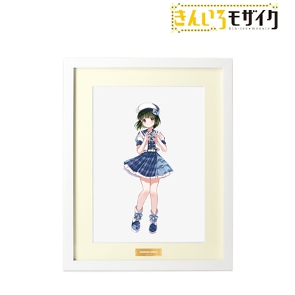 きんいろモザイク 原悠衣先生 描き下ろし 大宮忍 アイドル風衣装ver. A4キャラファイングラフ