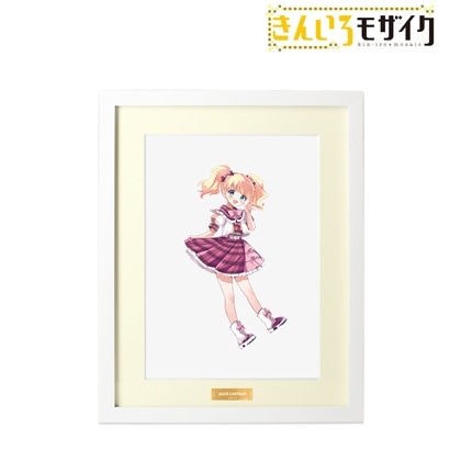 きんいろモザイク 原悠衣先生 描き下ろし アリス・カータレット アイドル風衣装ver. A4キャラファイングラフ