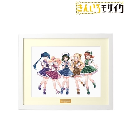 きんいろモザイク 原悠衣先生 描き下ろし 集合 アイドル風衣装ver. A4キャラファイングラフ
