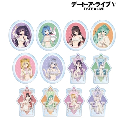 デート・ア・ライブV 描き下ろし プリンセス玉座ver. トレーディングクリアダイカットステッカー 【1BOX】