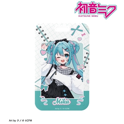 初音ミク 描き下ろし 初音ミク 私服ver. Art by クノオ フォトカードホルダー