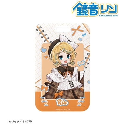 初音ミク 描き下ろし 鏡音リン 私服ver. Art by クノオ フォトカードホルダー