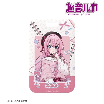 初音ミク 描き下ろし 巡音ルカ 私服ver. Art by クノオ フォトカードホルダー