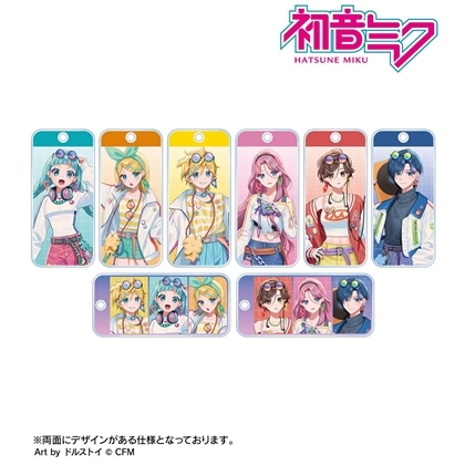 初音ミク 描き下ろし シティポップver. Art by ドルストイ トレーディングアクリルキータグ 【1BOX】