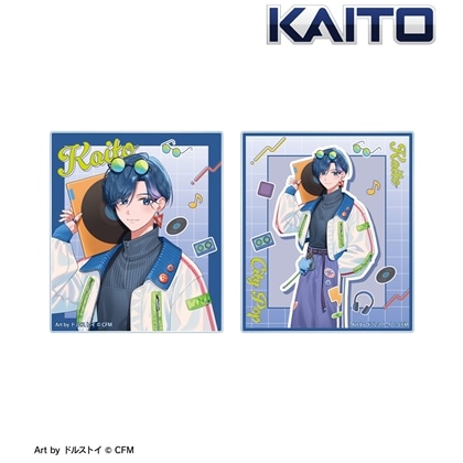 初音ミク 描き下ろし KAITO シティポップver. Art by ドルストイ アクリルカード2枚セット