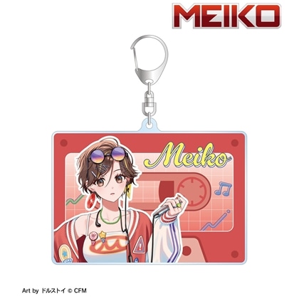 初音ミク 描き下ろし MEIKO シティポップver. Art by ドルストイ BIGアクリルキーホルダー