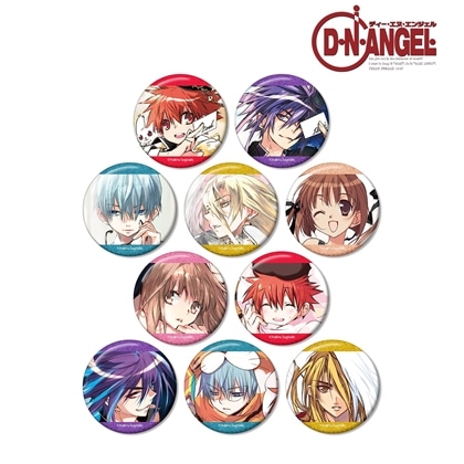D・N・ANGEL トレーディング原作イラストグリッター缶バッジ 【1BOX】