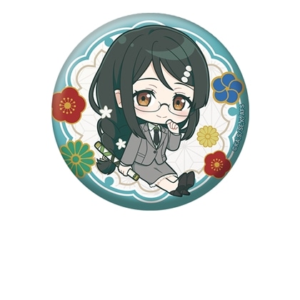 春夏秋冬代行者 春の舞 ぺたん娘缶バッジ 葉桜あやめ