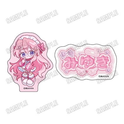 らき☆すた 描き起こしステッカーセット④高良みゆき